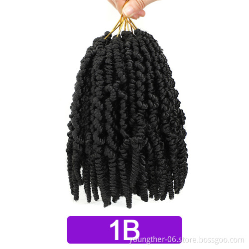 Pre Twisted Passion Twist Hair Water Wave Synthetic Kinky Crochet Braiding Hair Extension Passion Twist Crochet Hair